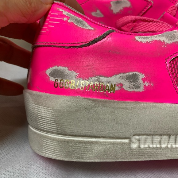 NIB Golden Goose Stardan Hot Pink Sneaker, 40 - Picture 12 of 15